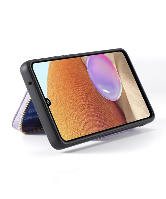 Coque Samsung Galaxy S25 Edge à sangle, fermeture zippée et porte-cart