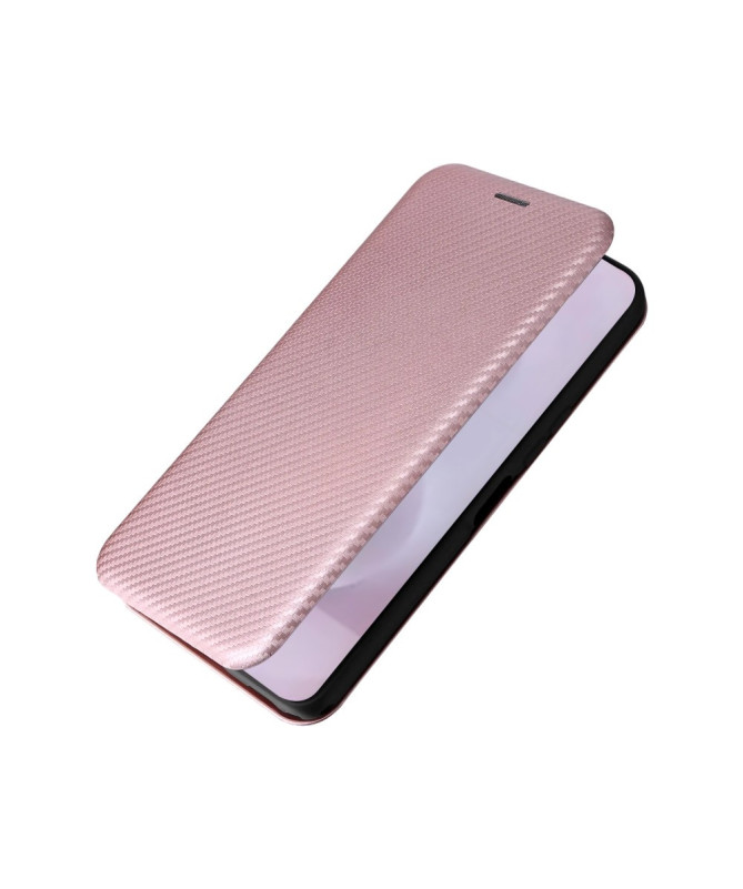 Flip Cover Samsung Galaxy S25 Edge design fibre de carbone