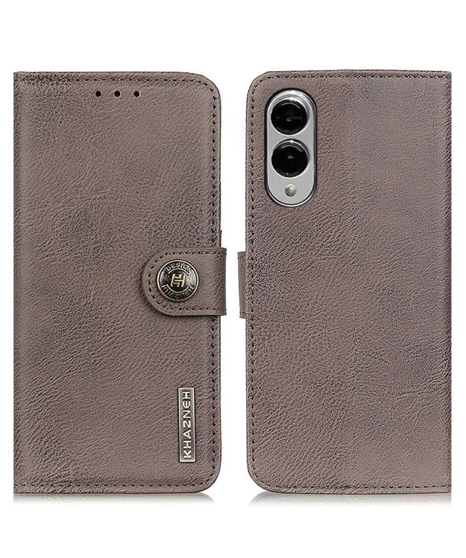 Housse Samsung Galaxy S25 Edge KHAZNEH imitation cuir