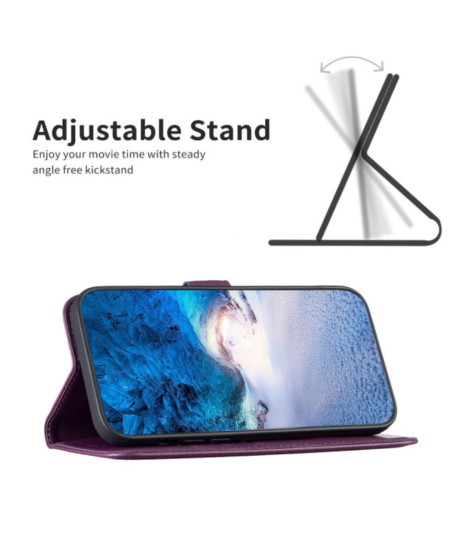 Housse Samsung Galaxy S25 Edge avec support pliable BF17 Vin Rouge - photo 8