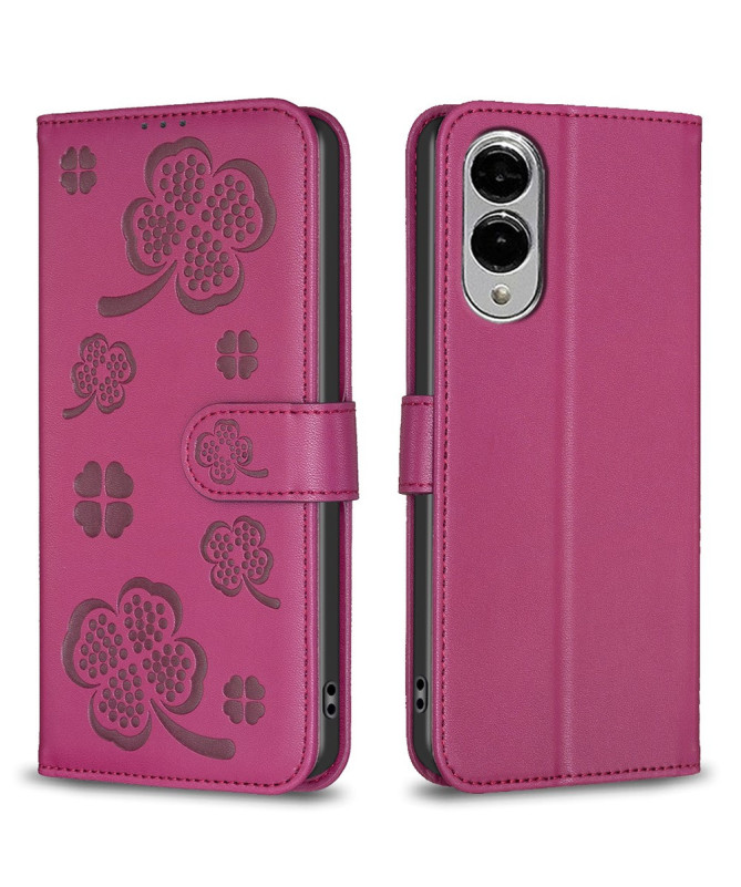 Housse Samsung Galaxy S25 Edge Trèfle Gravé | Clover