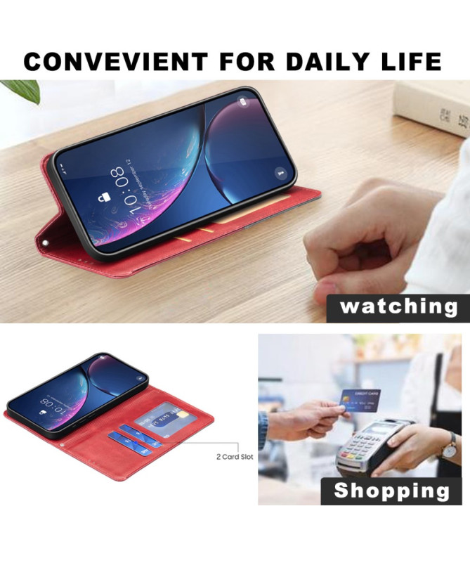 Housse Samsung Galaxy S25 Edge Célinia Style Cuir Porte-cartes