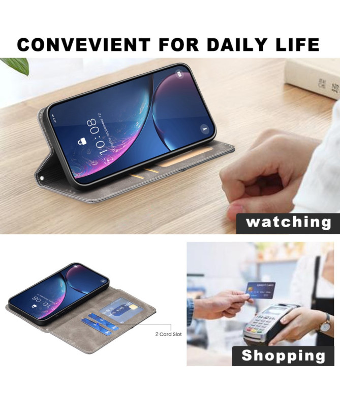 Housse Samsung Galaxy S25 Edge Célinia Style Cuir Porte-cartes