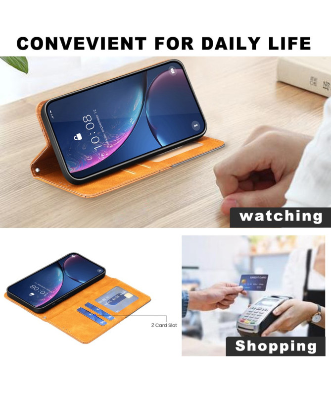 Housse Samsung Galaxy S25 Edge Célinia Style Cuir Porte-cartes