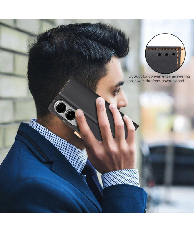 Housse Samsung Galaxy S25 Edge Bicolore Portefeuille | SOPHIE