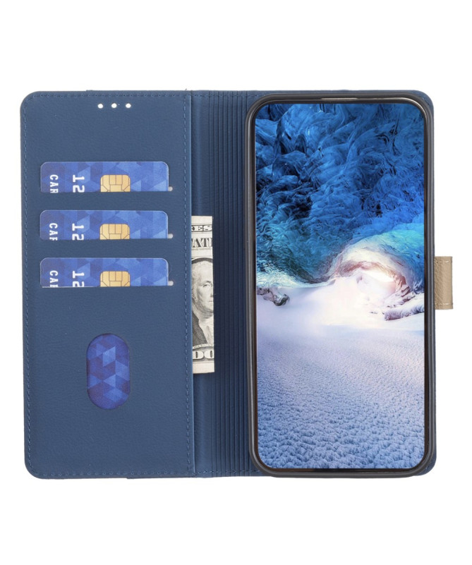 Housse Samsung Galaxy S25 Edge Bicolore Portefeuille | SOPHIE