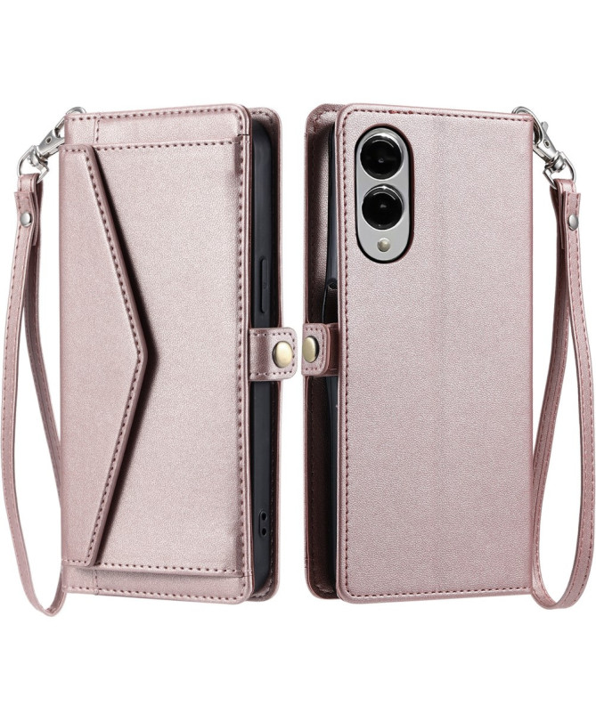 Housse Samsung Galaxy S25 Edge Porte-cartes à Lanière | Solum
