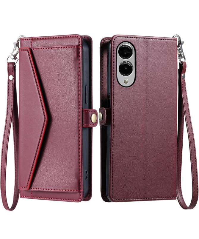 Housse Samsung Galaxy S25 Edge Porte-cartes à Lanière | Solum