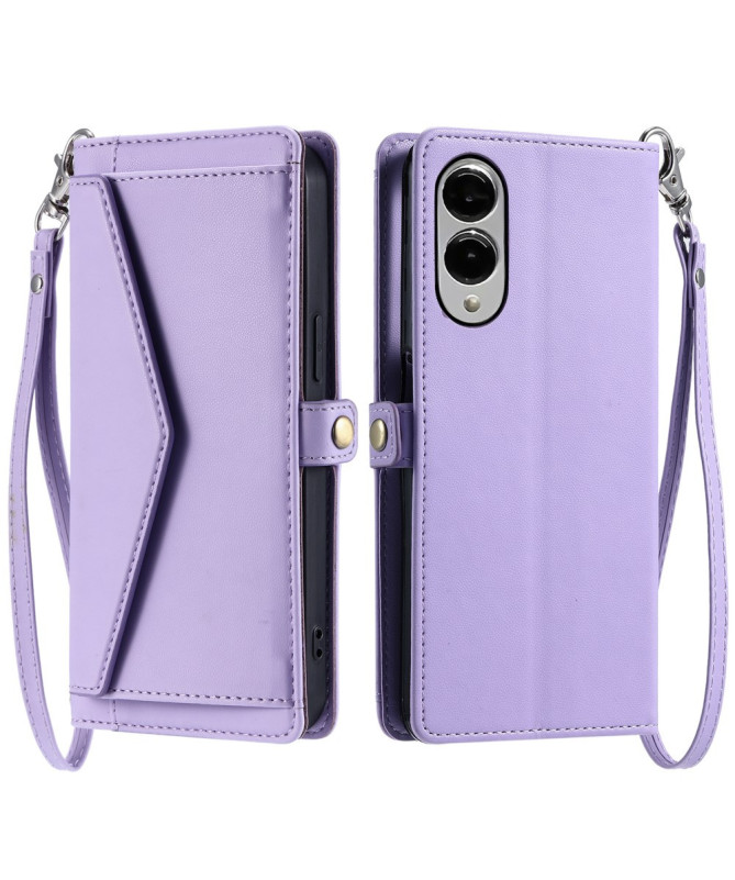 Housse Samsung Galaxy S25 Edge Porte-cartes à Lanière | Solum