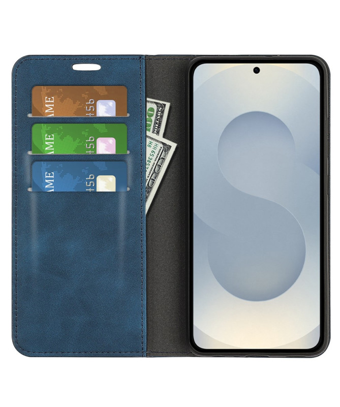 Étui Samsung Galaxy S25 Edge simili cuir fonction stand