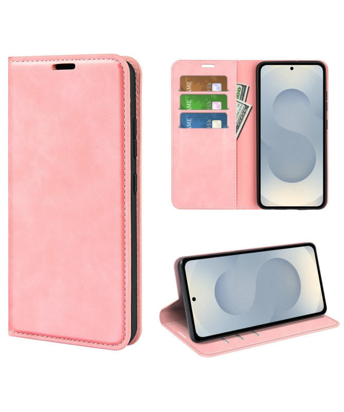 Étui Samsung Galaxy S25 Edge simili cuir fonction stand