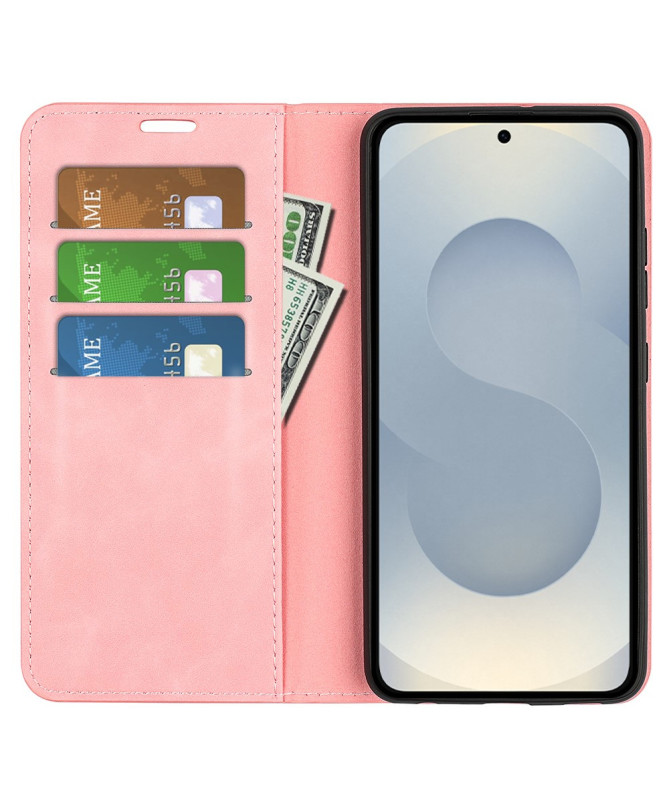 Étui Samsung Galaxy S25 Edge simili cuir fonction stand