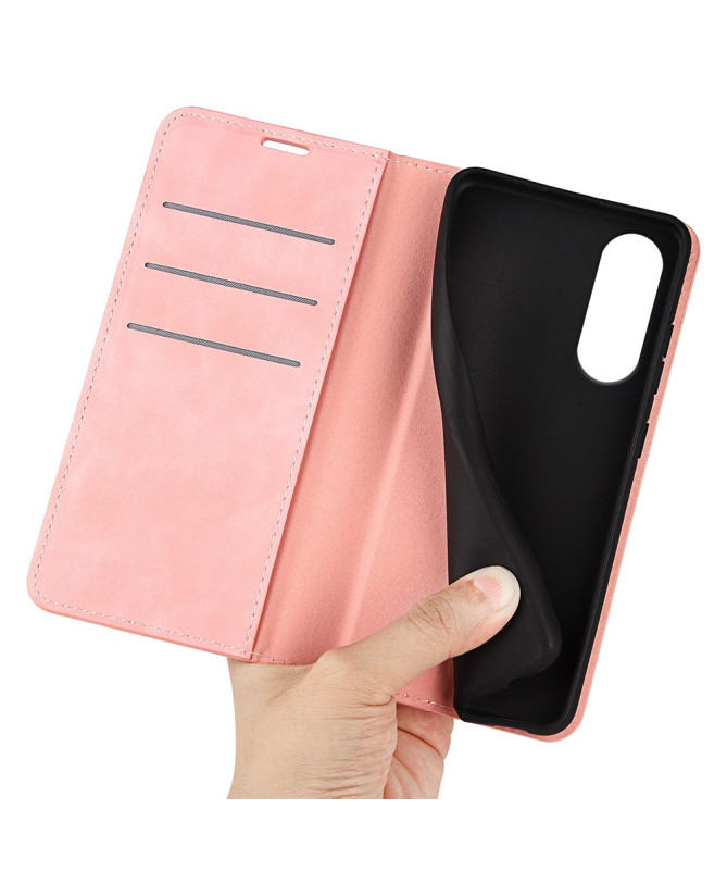 Étui Samsung Galaxy S25 Edge simili cuir fonction stand