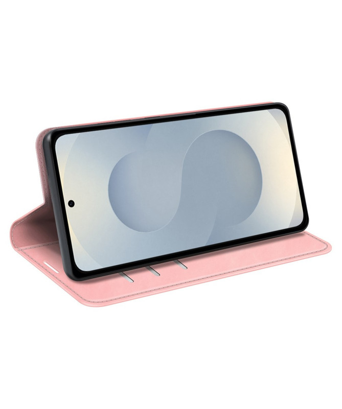 Étui Samsung Galaxy S25 Edge simili cuir fonction stand