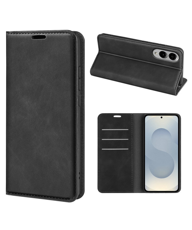 Étui Samsung Galaxy S25 Edge simili cuir fonction stand