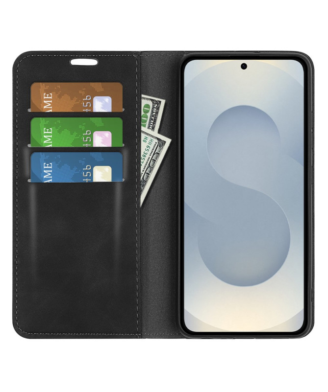 Étui Samsung Galaxy S25 Edge simili cuir fonction stand