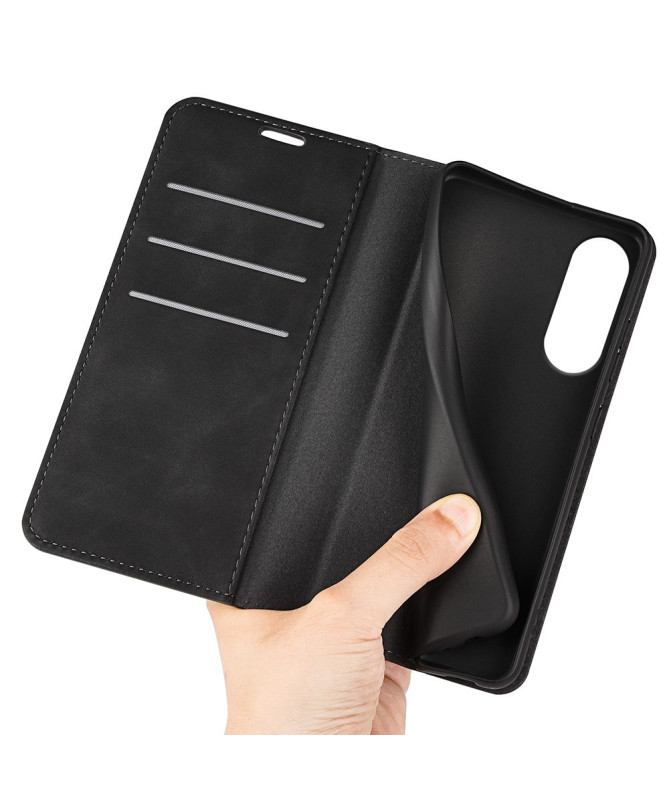 Étui Samsung Galaxy S25 Edge simili cuir fonction stand