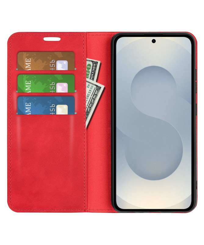 Étui Samsung Galaxy S25 Edge simili cuir fonction stand