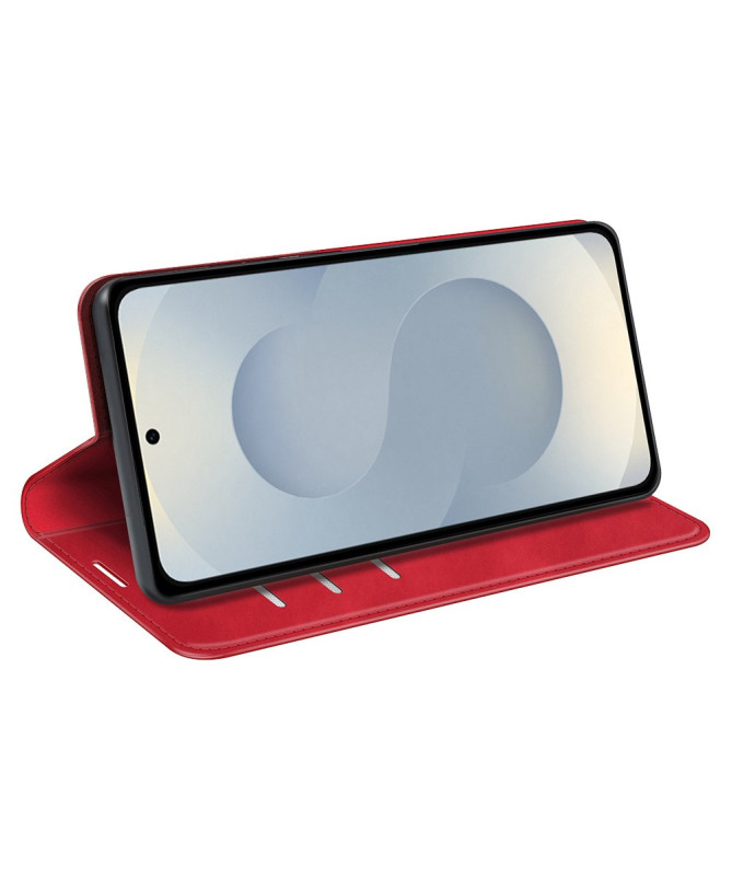 Étui Samsung Galaxy S25 Edge simili cuir fonction stand