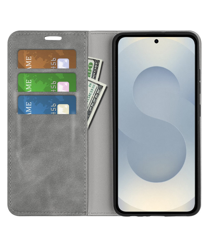 Étui Samsung Galaxy S25 Edge simili cuir fonction stand