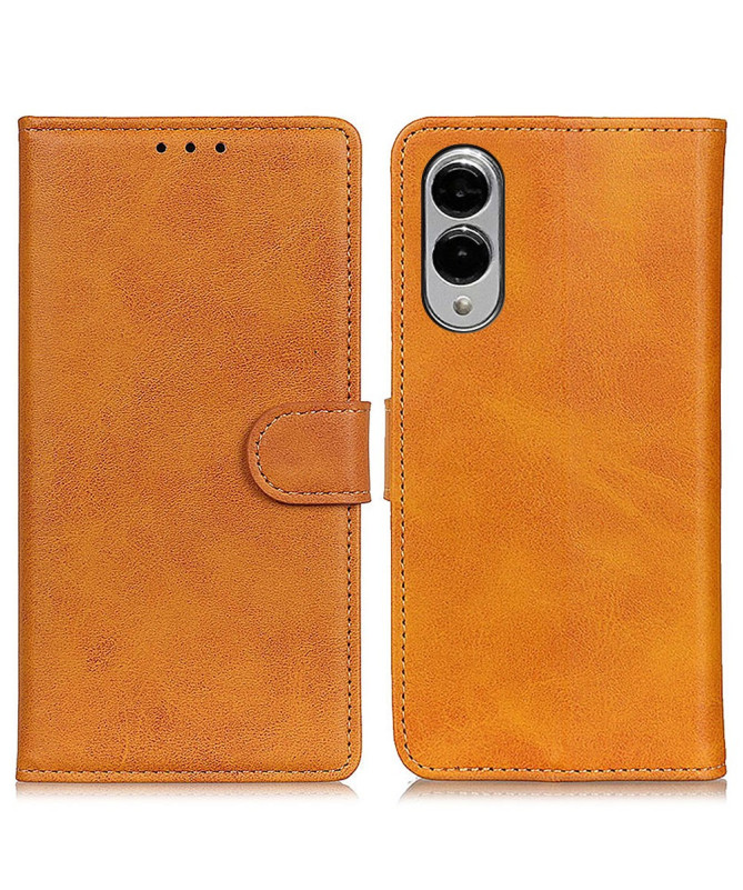 Housse Samsung Galaxy S25 Edge effet cuir mat | Marius