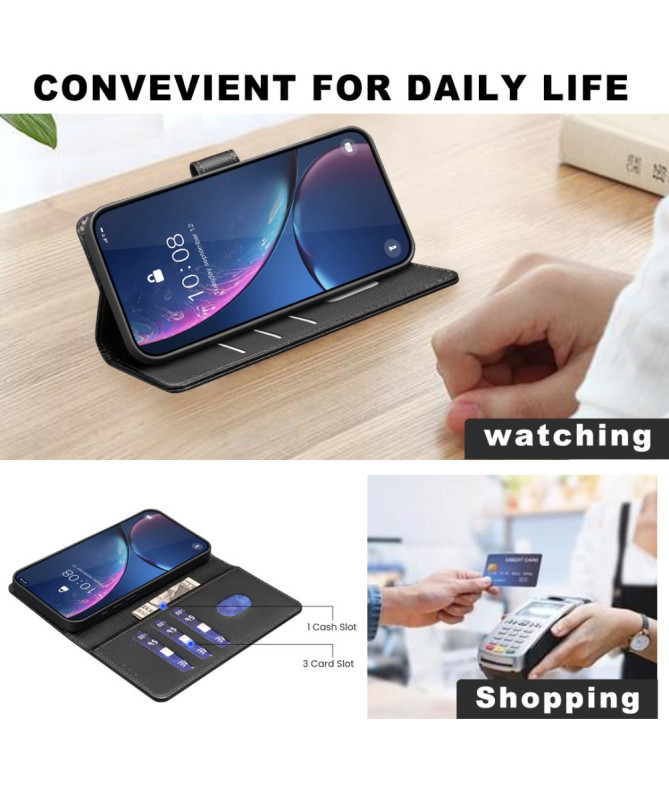 Housse Samsung Galaxy S25 Edge Porte-Cartes en Simili Cuir | BF32