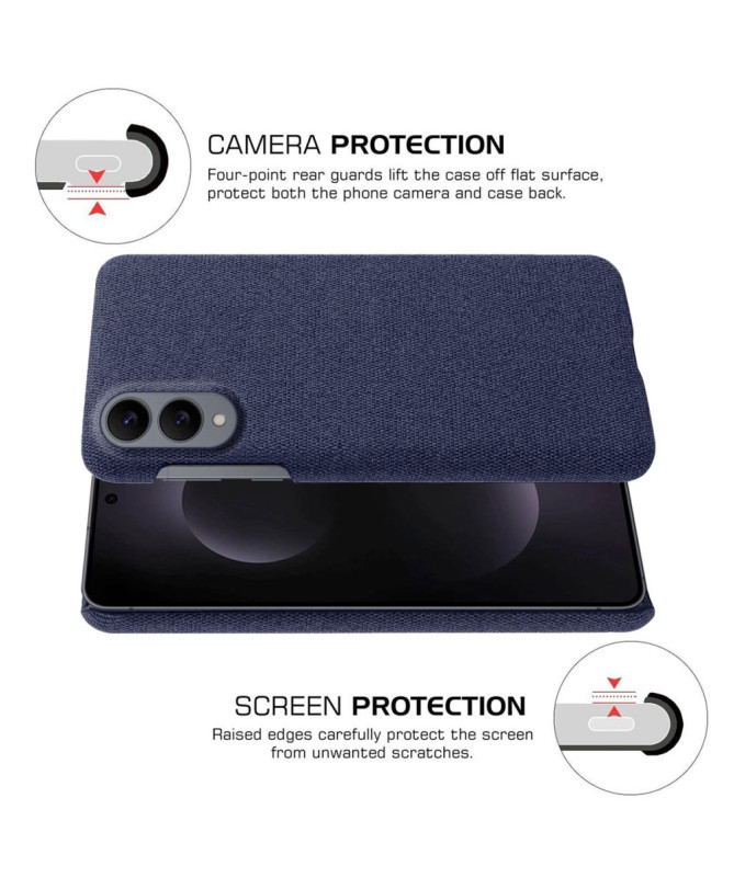 Coque Samsung Galaxy S25 Edge revêtement tissu