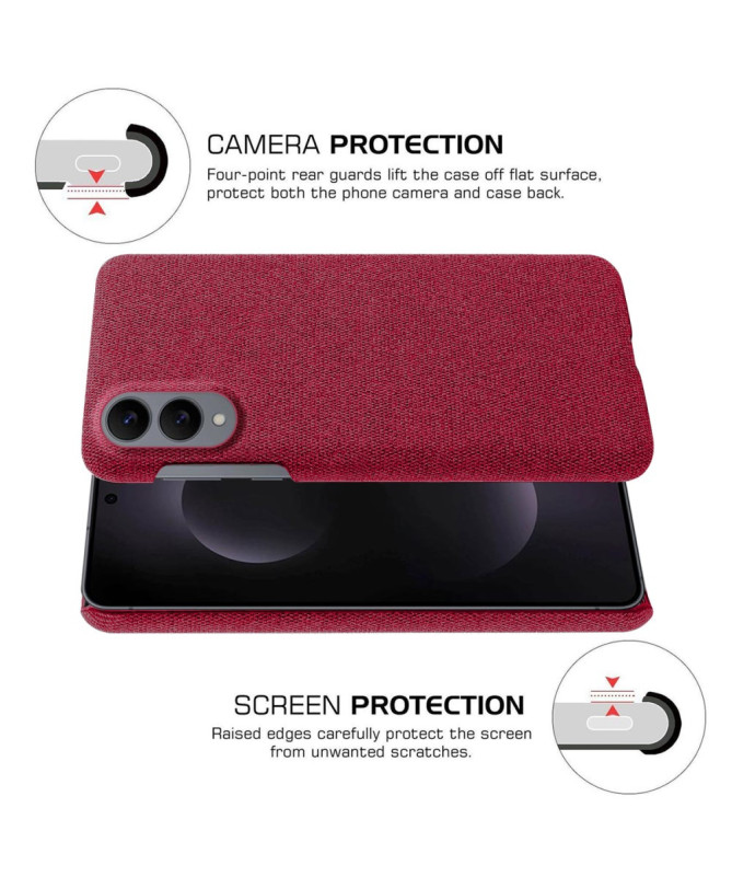 Coque Samsung Galaxy S25 Edge revêtement tissu