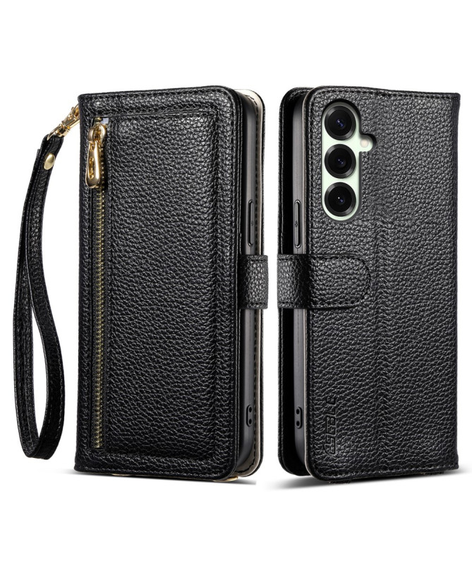 Housse Samsung Galaxy S25 Poche Zippée Miroir | LitchiLux