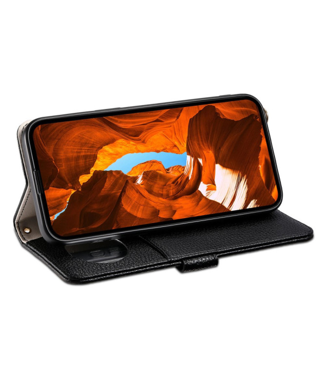 Housse Samsung Galaxy S25 Poche Zippée Miroir | LitchiLux
