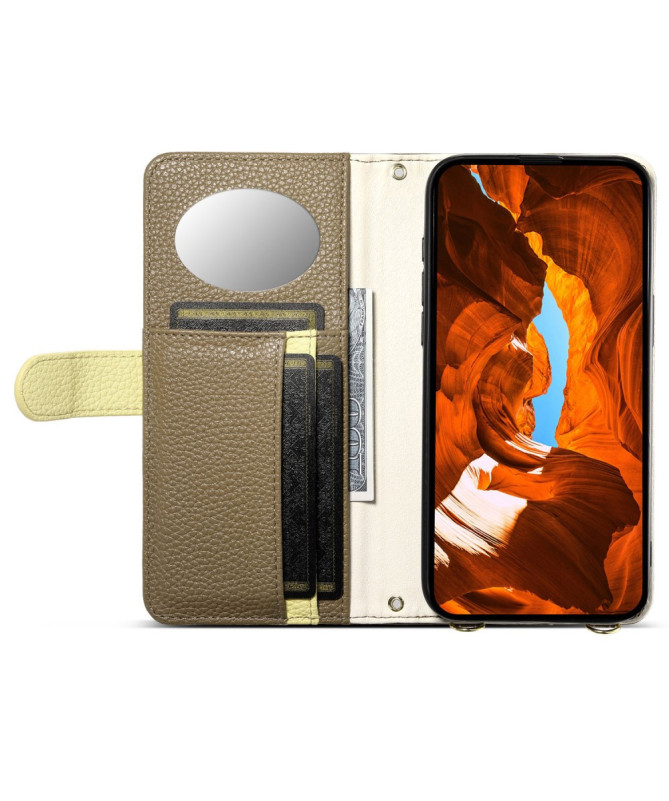 Housse Samsung Galaxy S25 Poche Zippée Miroir | LitchiLux