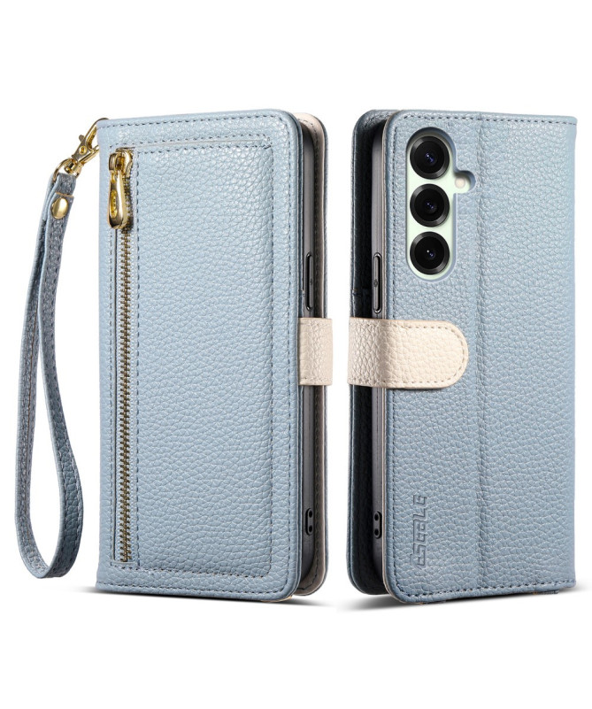 Housse Samsung Galaxy S25 Poche Zippée Miroir | LitchiLux