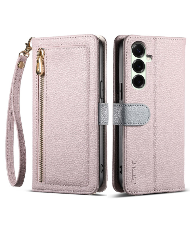 Housse Samsung Galaxy S25 Poche Zippée Miroir | LitchiLux