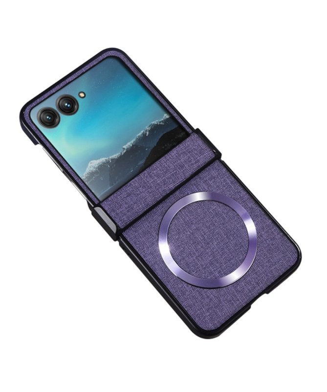 Coque Motorola Razr 60 / 50 | LINENMAG Tissu Magnétique