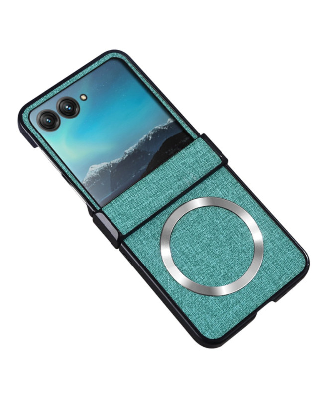 Coque Motorola Razr 60 / 50 | LINENMAG Tissu Magnétique