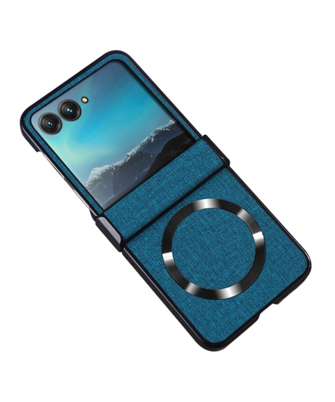 Coque Motorola Razr 60 / 50 | LINENMAG Tissu Magnétique