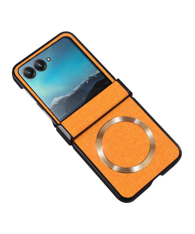 Coque Motorola Razr 60 / 50 | LINENMAG Tissu Magnétique