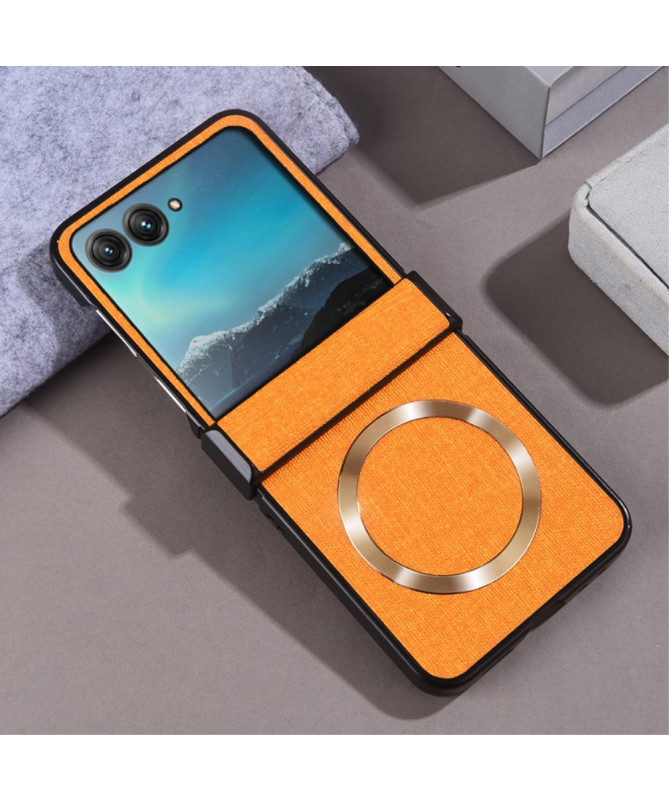 Coque Motorola Razr 60 / 50 | LINENMAG Tissu Magnétique