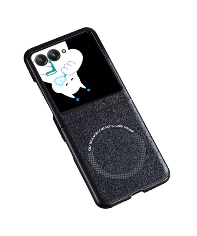 Coque Motorola Razr 60 | MAGSHIELD Magnétique Simili Cuir