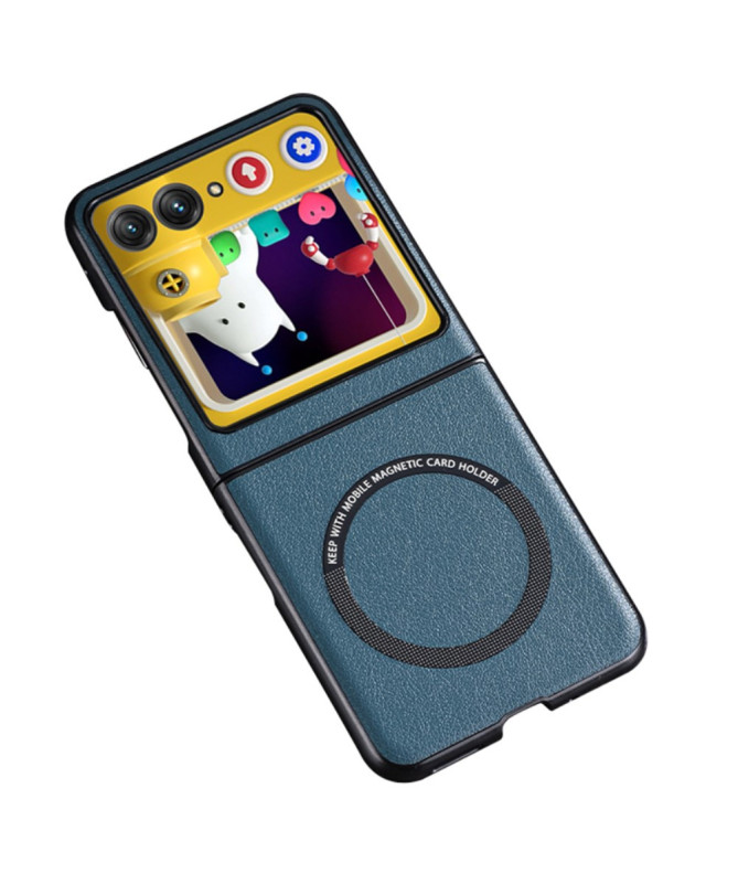 Coque Motorola Razr 60 | MAGSHIELD Magnétique Simili Cuir