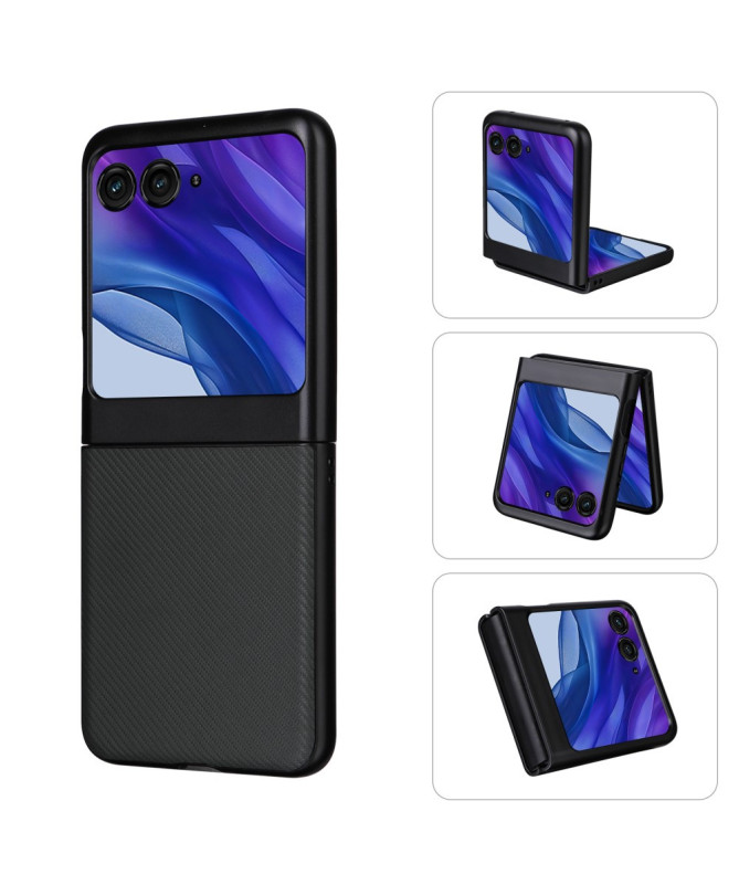 Coque Motorola Razr 60 / 50 | SHIELDTEX Finition Fibre Carbone