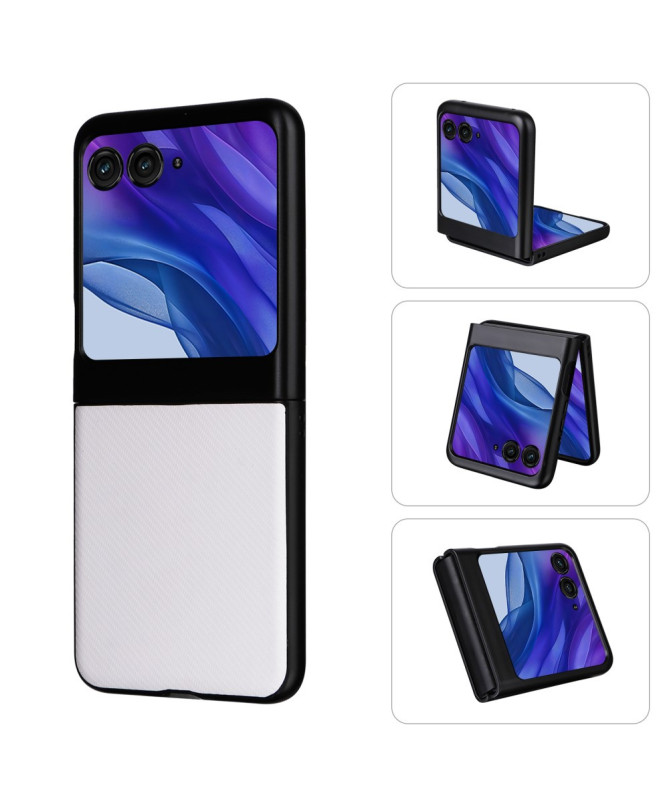 Coque Motorola Razr 60 / 50 | SHIELDTEX Finition Fibre Carbone