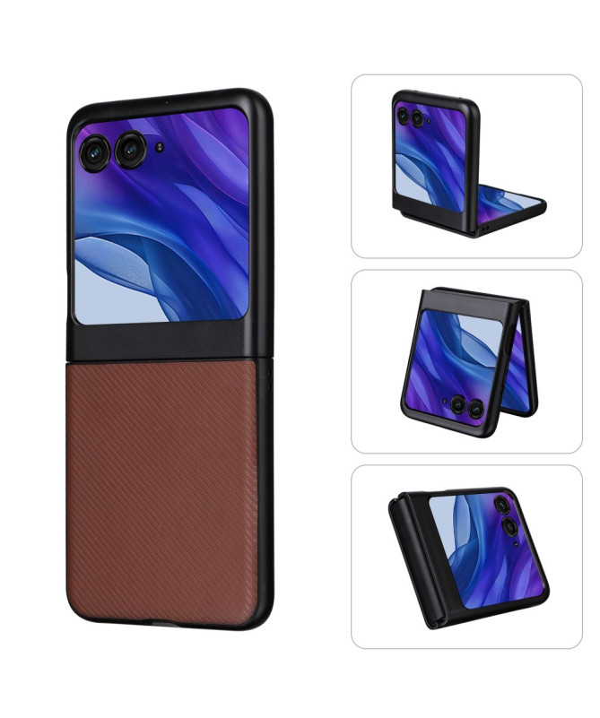 Coque Motorola Razr 60 / 50 | SHIELDTEX Finition Fibre Carbone