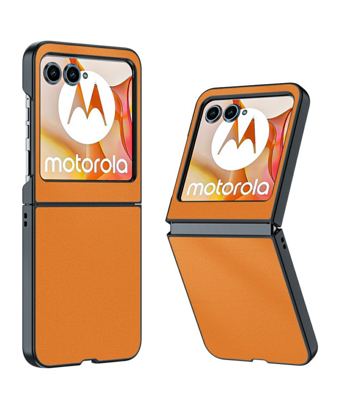Coque Motorola Razr 60 | Ultra Fine Effet Cuir Rigide
