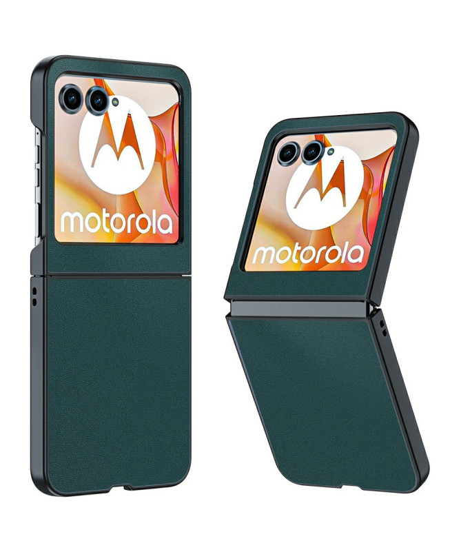 Coque Motorola Razr 60 | Ultra Fine Effet Cuir Rigide
