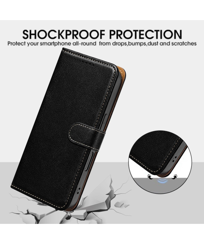Housse Poco F7 Ultra Portefeuille Cuir Premium avec Porte-Cartes