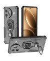 Coque Poco F7 Ultra Antichoc Anneau Support Rotatif