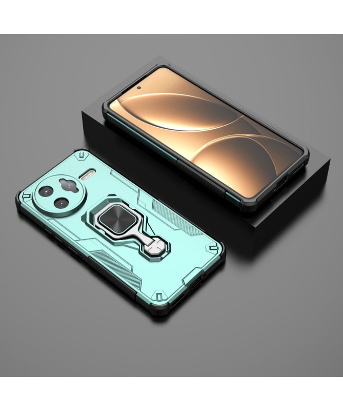 Coque Poco F7 Ultra Antichoc Anneau Support Rotatif