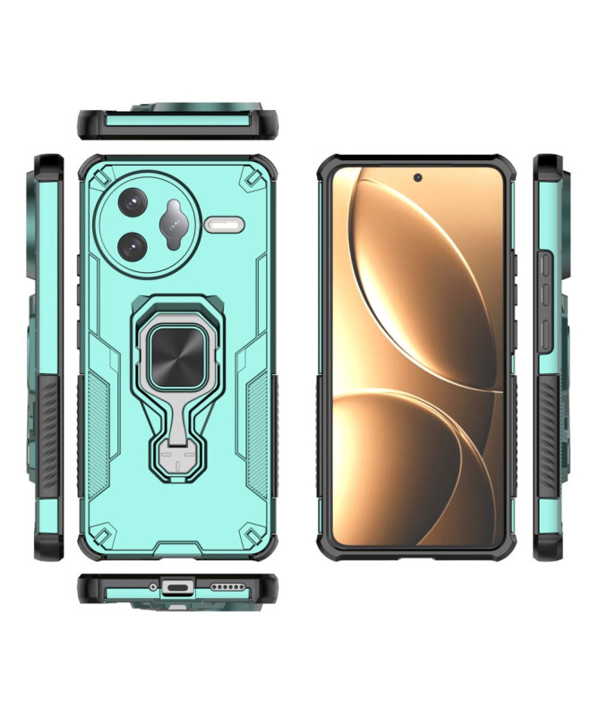 Coque Poco F7 Ultra Antichoc Anneau Support Rotatif