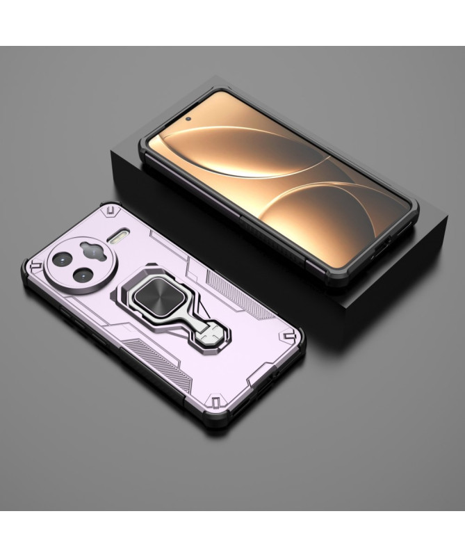 Coque Poco F7 Ultra Antichoc Anneau Support Rotatif